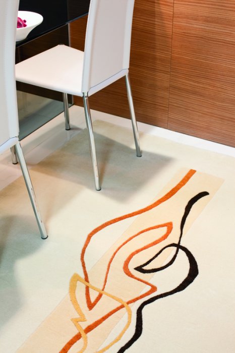 Ručně vázaný koberec ze střižné vlny Casa 2006